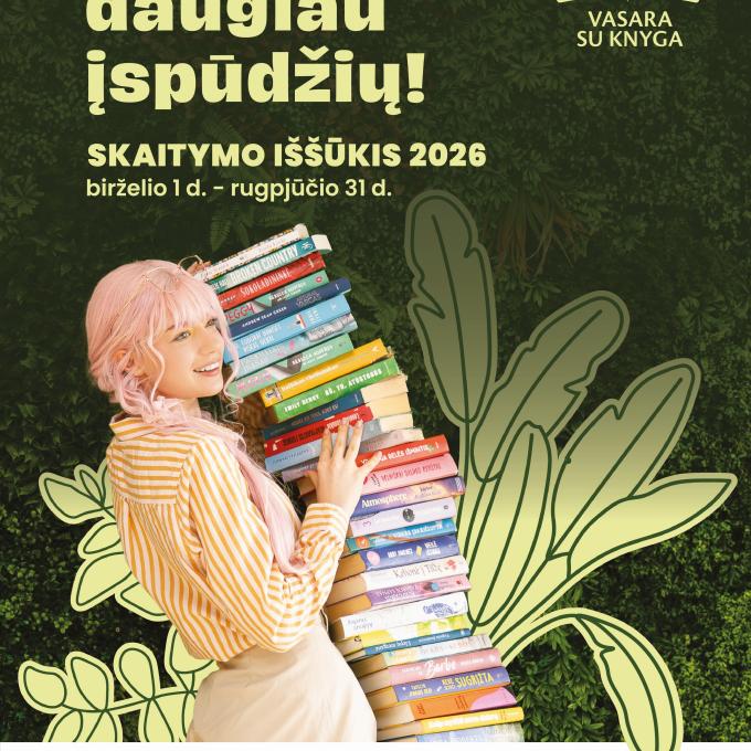 Startuoja skaitymo iššūkis „Vasara su knyga“: organizatoriai  tikisi dar vieno rekordo