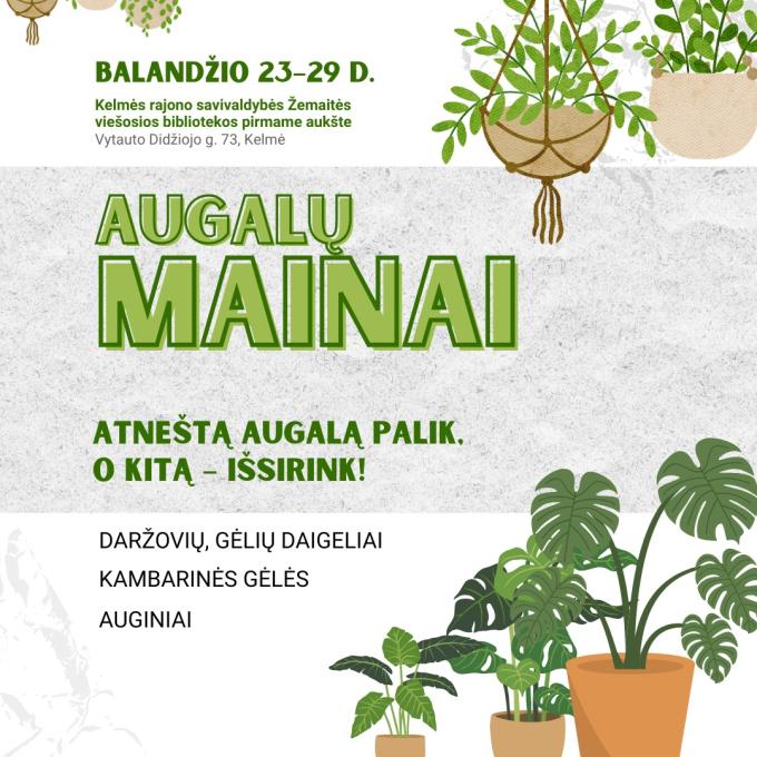 Augalų mainai