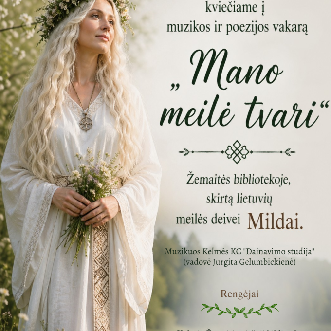 Kviečiame į poezijos ir muzikos vakarą