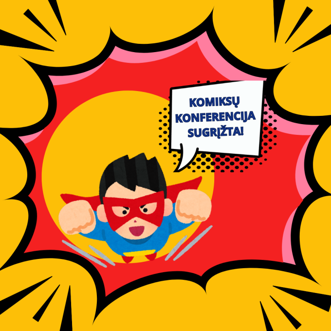 Šiaulių miesto biblioteka kviečia į antrąją kūrybinę konferenciją apie komikso galią ugdyme